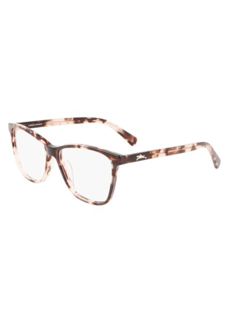 Longchamp Women's 52mm Pink Tortoise Opticals