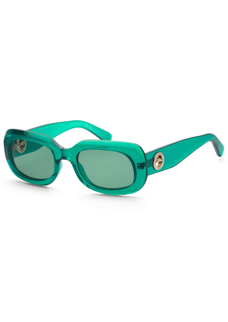 Longchamp Women's 52mm Transparent Green Sunglasses