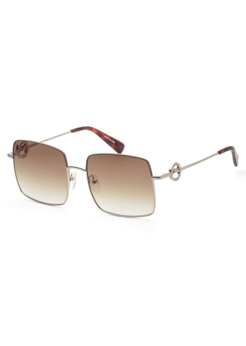 Longchamp Women's 55mm Brown Pale Gold Sunglasses