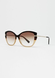 Longchamp Women's 57 mm Brown Sunglasses LO627S-218