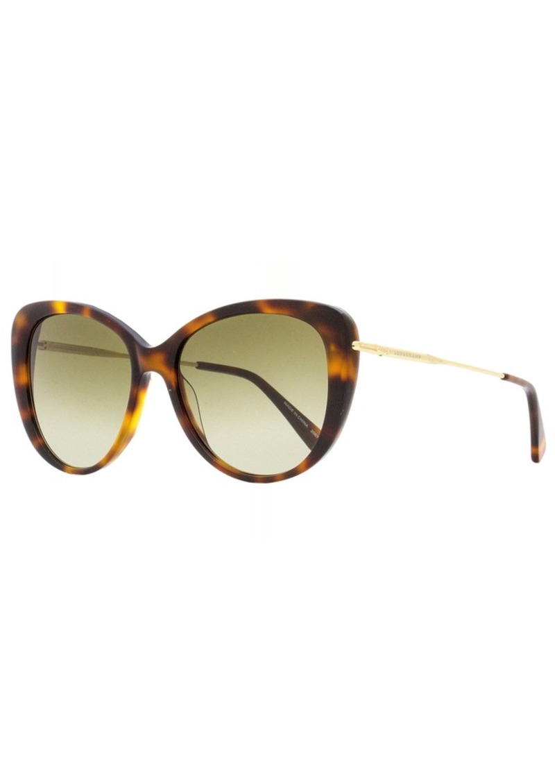 Longchamp Women's Butterfly Sunglasses LO674S 214 Havana/Gold 56mm