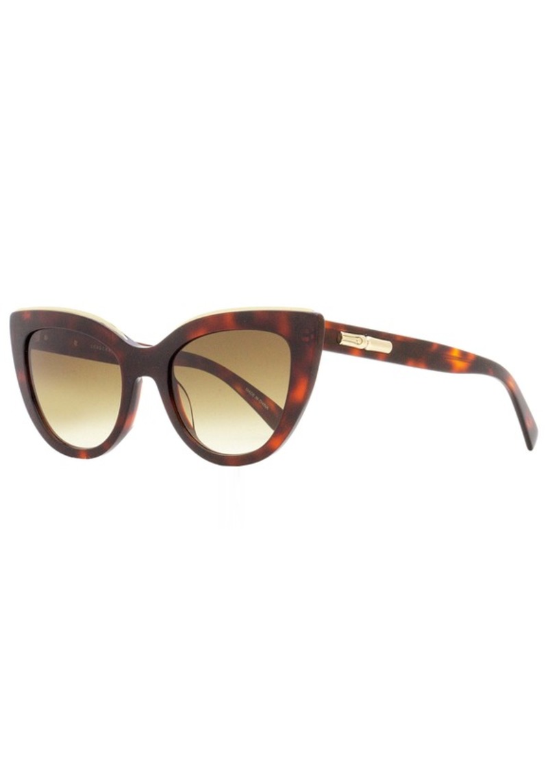 Longchamp Women's Cat Eye Sunglasses LO686S 518 Red Havana 51mm