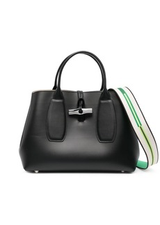 Longchamp medium Roseau leather tote bag