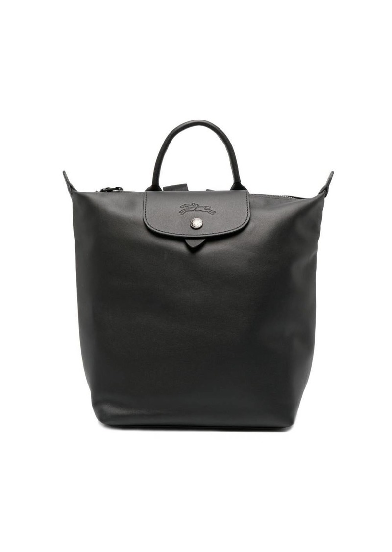 Longchamp small Le Pliage leather backpack