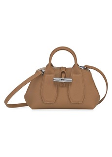 Longchamp XS Roseau Leather Top Handle Bag