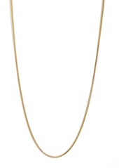 Loren Stewart Classic Snake Chain Necklace in Yellow Gold at Nordstrom