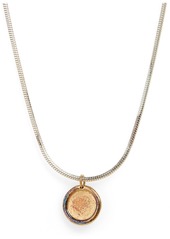 Loren Stewart Mini Melt Pendant Necklace in Yellow Gold at Nordstrom