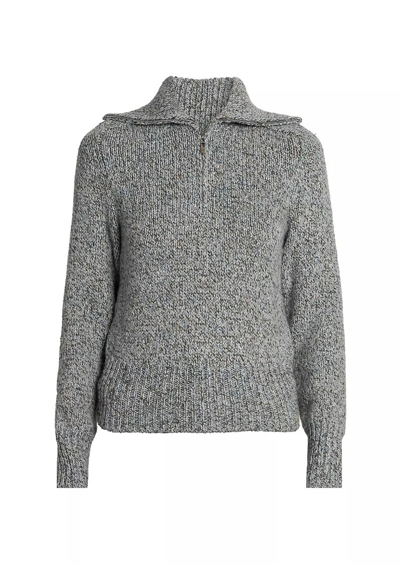 Loro Piana Alpe Meggiana Cashmere Zip Sweater