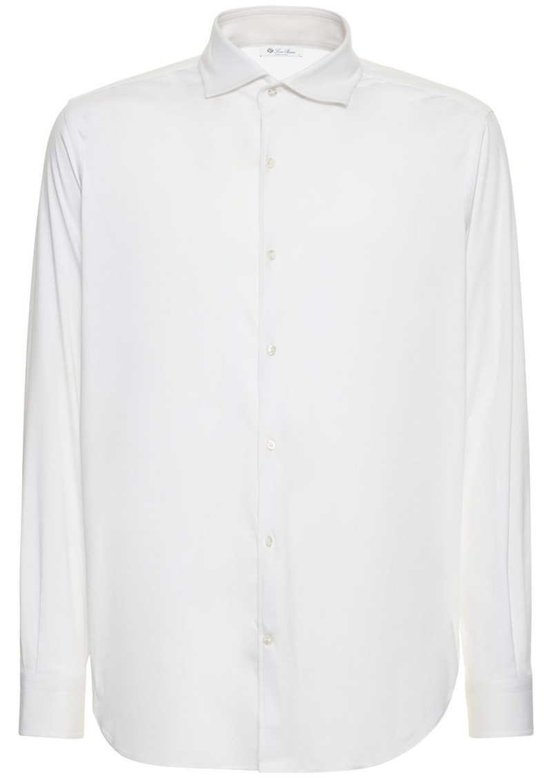 Loro Piana Andrew Ml Cotton Jersey Shirt