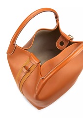 Loro Piana Bale Large Rounded Leather Bag