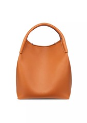 Loro Piana Bale Large Rounded Leather Bag