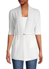 Loro Piana Belted Open-Front Cardigan