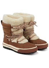 Loro Piana Ben Nevis shearling-trimmed ankle boots