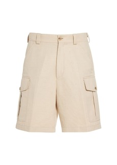 Loro Piana Bizen Cotton & Linen Bermuda Shorts