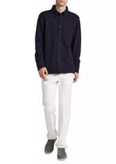 Loro Piana Breia Wool & Cashmere Long-Sleeve Shirt