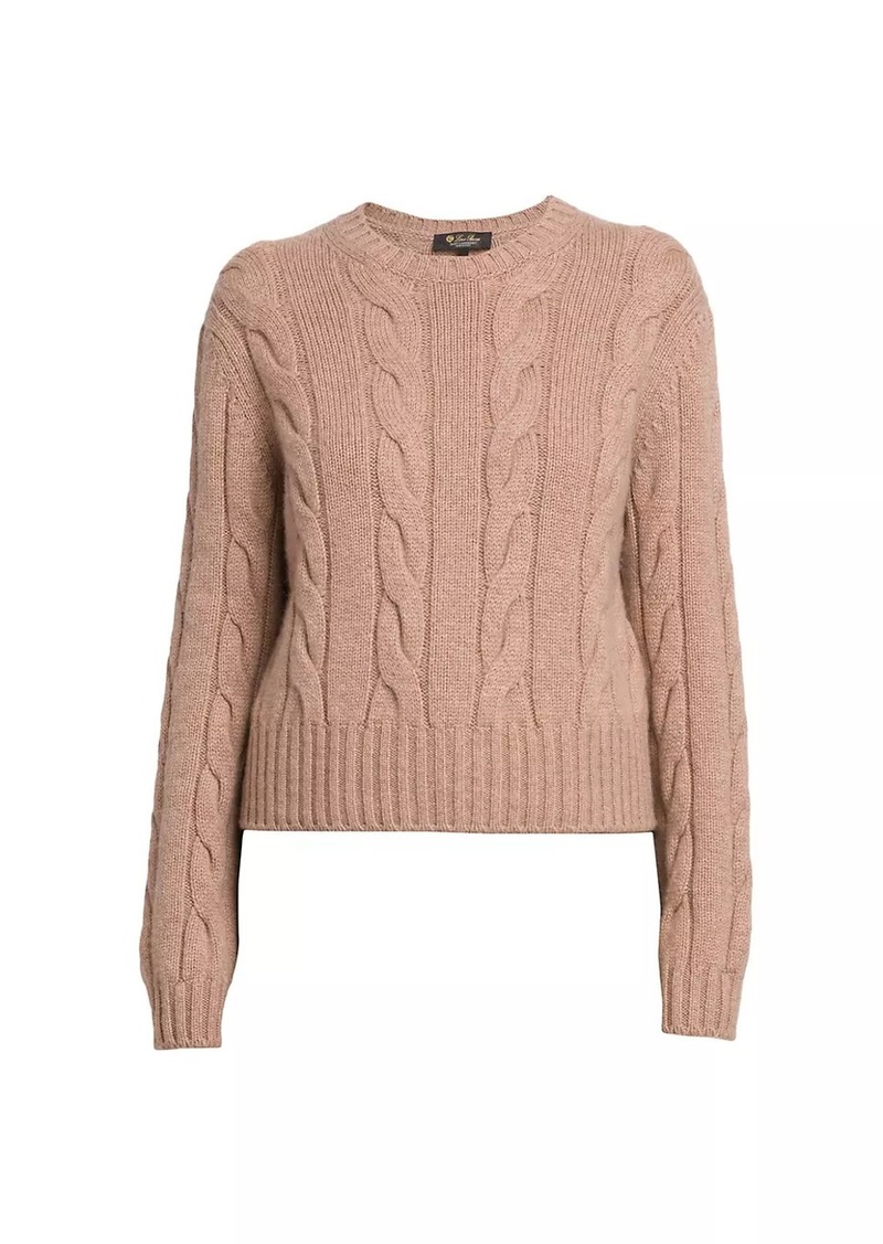 Loro Piana Cable-Knit Cashmere Sweater