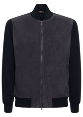 Loro Piana Cashmere & Suede Bomber Jacket