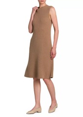 Loro Piana Cervatto Rib-Knit Cashmere Minidress