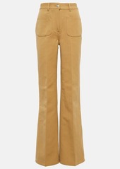 Loro Piana Danbeth wide-leg cotton and linen pants