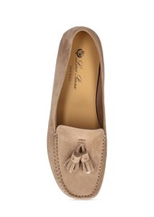 Loro Piana Dot Sole Suede Loafers
