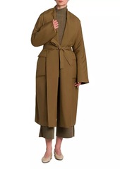 Loro Piana Dwight Silk Wrap Coat