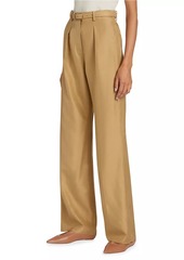 Loro Piana Edward Lightweight Shantung Silk Trousers