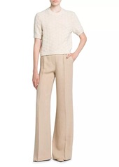 Loro Piana Emmit Linen Flared Trousers