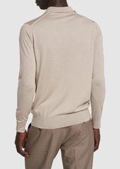 Loro Piana Fine Wish Wool Knit Polo