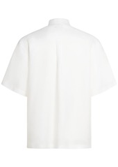 Loro Piana Hakusan Solaire Linen Short Sleeve Shirt