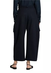 Loro Piana Helge Cashmere-Blend Cropped Pants