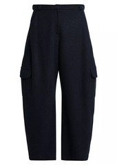 Loro Piana Helge Cashmere-Blend Cropped Pants