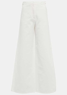 Loro Piana High-rise wide-leg jeans