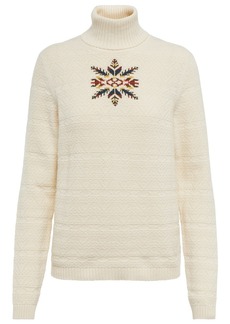 Loro Piana Intarsia cashmere turtleneck sweater