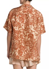 Loro Piana Isoble Floral Silk Shirt