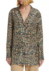 Loro Piana Jameela Printed Silk Shirt