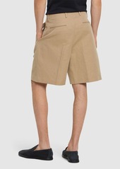Loro Piana Joetsu Cotton & Linen Bermuda Shorts