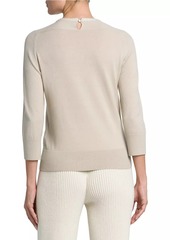 Loro Piana Kiso Cashmere Three-Quarter-Length Sleeve Sweater