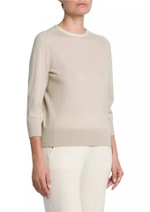 Loro Piana Kiso Cashmere Three-Quarter-Length Sleeve Sweater