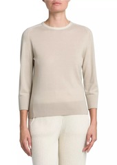 Loro Piana Kiso Cashmere Three-Quarter-Length Sleeve Sweater