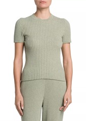 Loro Piana Lago Sirio Cashmere Short-Sleeve Sweater