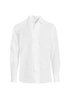 Loro Piana Linen & Cotton-Blend Button-Front Shirt