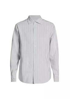 Loro Piana Linen Striped Button-Up Shirt