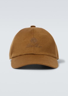 Loro Piana Logo cashmere baseball cap
