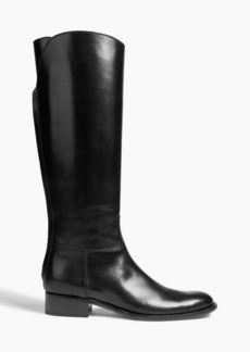 Loro Piana - Leather knee boots - Black - EU 40