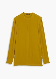 Loro Piana - Noelie silk-blend crepe shirt - Yellow - IT 38