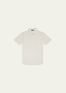 Loro Piana 3-Button Cotton Polo Shirt