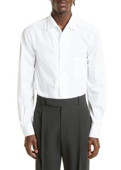 Loro Piana Andre Cotton Poplin Button-Up Shirt