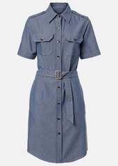 Loro Piana Annalisa chambray dress