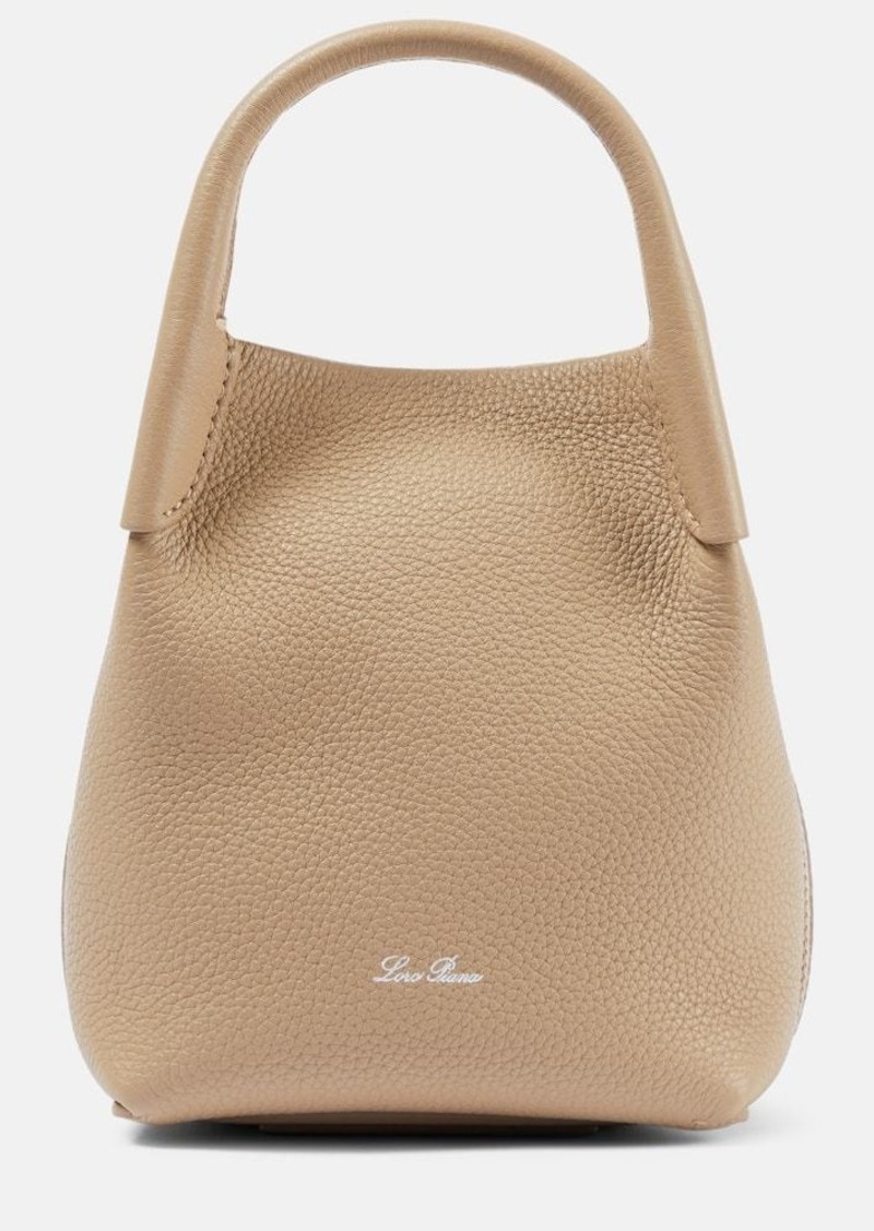 Loro Piana Bale Micro leather tote bag