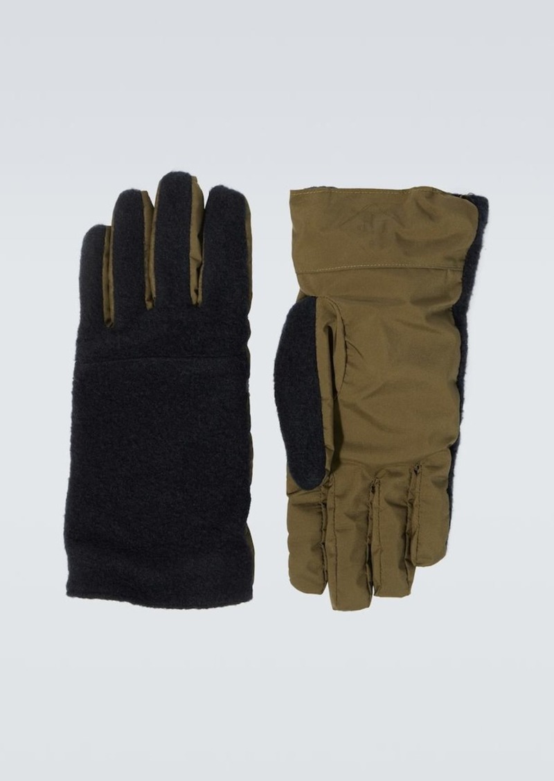 Loro Piana Cashmere-trimmed gloves